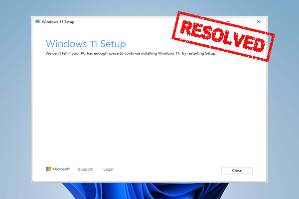 Fixed: Can’t Continue Installing Windows 11 Due to Low Disk Space