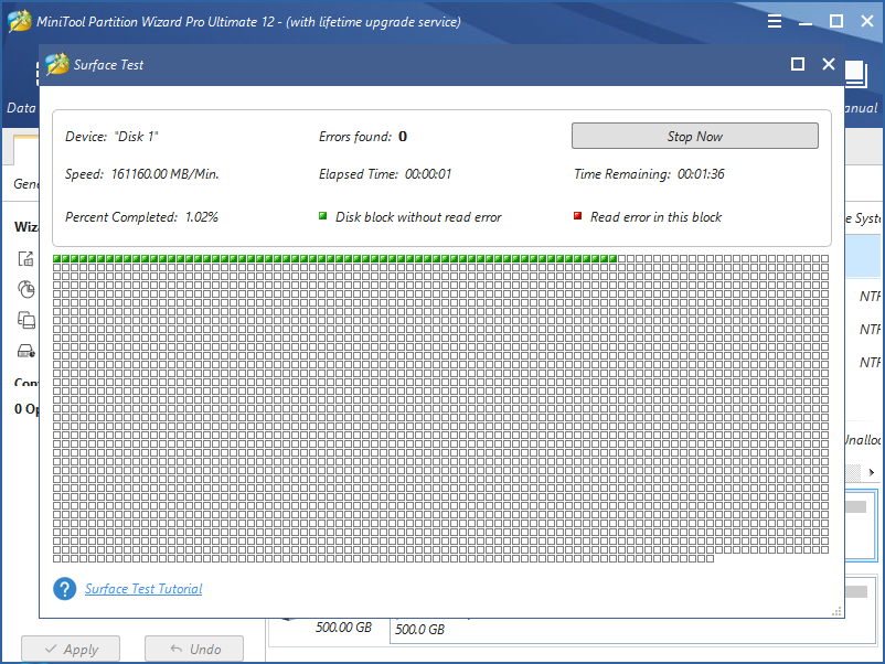 check disk errors