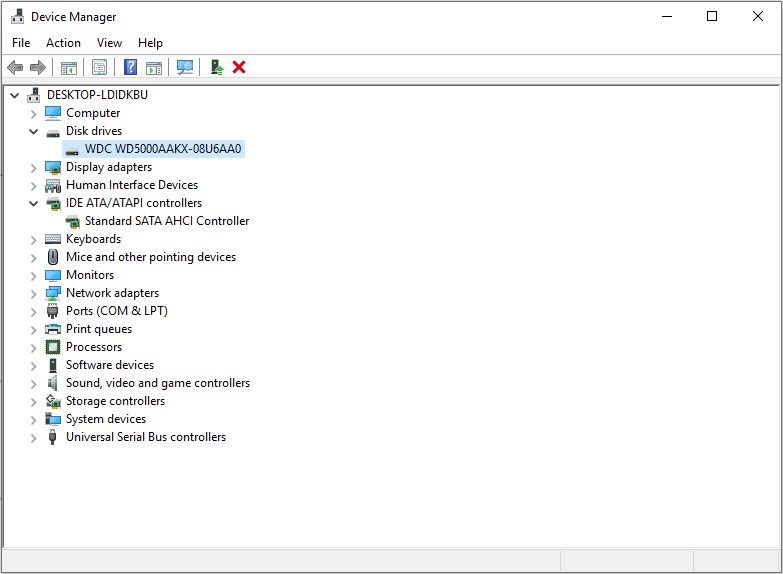 note down the SSD module number